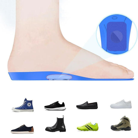 Pair of Shoe Insoles for Airtag Soft Hidden AirTag Holder - S