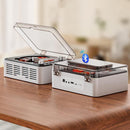 Retro CD Music Player with Bluetooth and FM Radio Multifunctional Home Audio System White