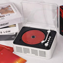 Retro CD Music Player with Bluetooth and FM Radio Multifunctional Home Audio System White