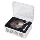 Retro CD Music Player with Bluetooth and FM Radio Multifunctional Home Audio System White