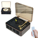 Retro CD Music Player with Bluetooth and FM Radio Multifunctional Home Audio System White