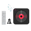 Wall-Mount Bluetooth CD Player LCD Display Music Player Home Audio Boombox White