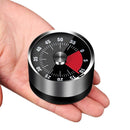 Kitchen Cooking Timer Clock Mechanical Counter 60 Minutes Timer White