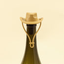 Western Cowboy Hat Silicone Wine Bottle Stopper Champagne Sealer Yellow