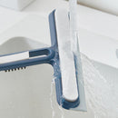 2 Pcs Shower Squeegee Bathroom Mirror Window Brush Cleaning Wiper Home Cleaner Tools