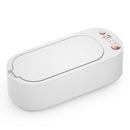 45KHz Ultrasonic Jewelry Cleaning Machine for Jewelry Eyeglasses Rings White