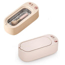 45KHz Ultrasonic Jewelry Cleaning Machine for Jewelry Eyeglasses Rings White