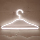 Clothes Hanger LED Neon Light Wardrobe Lamp Decor Home Decoration Accessory Warm White