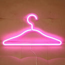Clothes Hanger LED Neon Light Wardrobe Lamp Decor Home Decoration Accessory Warm White