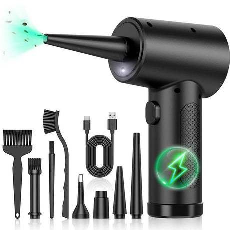 Cordless Electric Air Duster - 51000RPM Handheld Blower for PC Cleaning