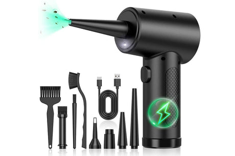 Cordless Electric Air Duster - 51000RPM Handheld Blower for PC Cleaning