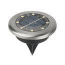 10Pcs Mini Solar Ground Lights Outdoor Pathway Decorative Lights for Yard Garden Decor Warm Light