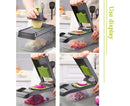 Vegetable Chopper - Mandoline Slicer - Black