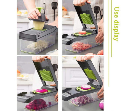 Vegetable Chopper - Mandoline Slicer - Black