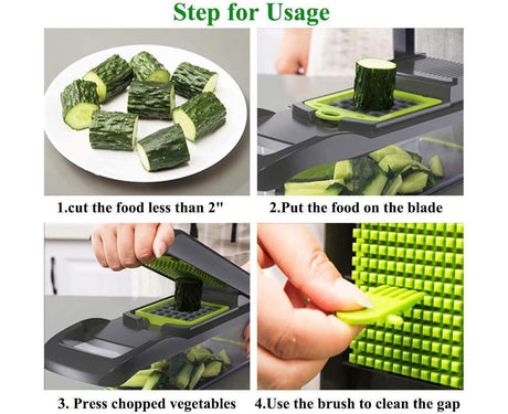 Vegetable Chopper - Mandoline Slicer - Black