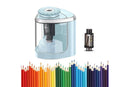 Electric Pencil Sharpener Automatic Fast Sharpener Battery Operated Blue