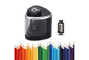 Electric Pencil Sharpener Automatic Fast Sharpener Battery Operated Blue