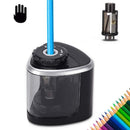 Electric Pencil Sharpener Automatic Fast Sharpener Battery Operated Black
