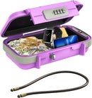 Portable Safe Box Combination Code Security Case LockBox with Removable Chain Blue