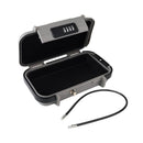 Portable Safe Box Combination Code Security Case LockBox with Removable Chain Gray