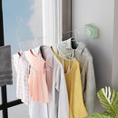 Retractable Clothes Line Wall Mounted Laundry Line for Indoor Balcony Green