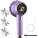 Fabric Shaver Lint Remover Rechargeable Electric Portable Sweater Defuzzer with 3 Speeds Purple