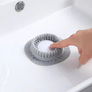 Silicone Bathtub Hair Catcher for Pop-Up and Standard Shower Drains