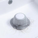 Silicone Bathtub Hair Catcher for Pop-Up and Standard Shower Drains