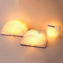 Foldable LED Book Lamp USB Rechargeable Creative Table Lamp Beige