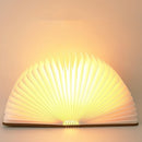 Foldable LED Book Lamp USB Rechargeable Creative Table Lamp Beige