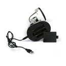 12 LEDs Desk Lamp Portable Battery Operated Reading USB Powered Work Table Light