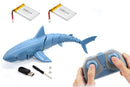 2.4G Remote Control Shark Toy RC Simulation Shark for Swimming Pool Blue