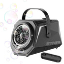 Bubble Machine Automatic Minute Big Bubbles Blower Maker for Outdoor Birthday Parties White