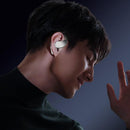 115-Language Wireless AI Translator Headphone Bluetooth Earbuds with Charging Case White