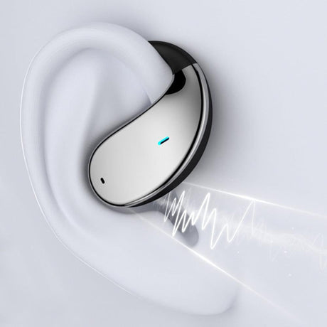 115-Language Wireless AI Translator Headphone Bluetooth Earbuds with Charging Case Black
