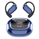 144-Language AI Translating Earbuds Bluetooth Open Ear Headphone Translation Device for Travel Business Learning Blue