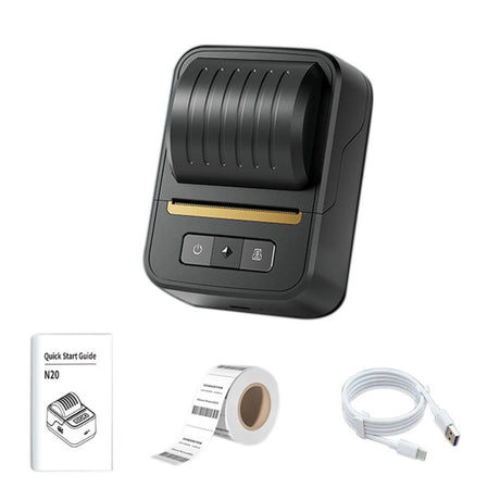 Bluetooth Label Maker Machine with Tape Roll Inkless Labeler Sticker Printer for Home Office