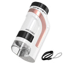 50X-300X Handheld Microscope with LED Lights Portable Pocket Zoom Silver