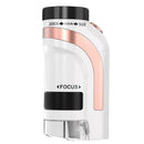 50X-300X Handheld Microscope with LED Lights Portable Pocket Zoom Pink