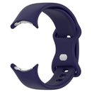 For Google Pixel Watch 1 / 2 Soft Replacement Strap Silicone Sport Watch Band Blue - S
