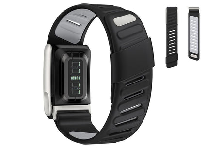 Silicone Sport Band for Whoop 5.0 Waterproof Replacement Wrist Strap Black
