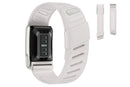 Silicone Sport Band for Whoop 5.0 Waterproof Replacement Wrist Strap White