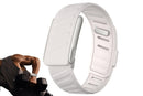Silicone Sport Band for Whoop 5.0 Waterproof Replacement Wrist Strap White