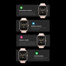 1.8inch Smart Watch IP68 BT5.3 for Android iOS with Heart Rate Monitoring Exercise Records 1pc（Pink）