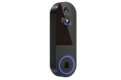 Smart Video Doorbell Camera Wireless Outdoor Doorbell Camera-Black