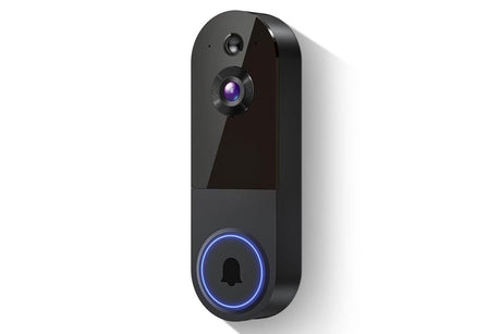 Smart Video Doorbell Camera Wireless Outdoor Doorbell Camera-Black