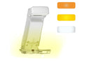 USB Rechargeable Book Light Bookmark Lamp with 3 Colors and 5 Brightness-White