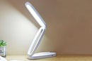 LED Desk Lamp Eye-Caring Foldable Desk Light Touch Control Reading Lamp-White