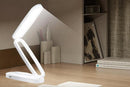 LED Desk Lamp Eye-Caring Foldable Desk Light Touch Control Reading Lamp-White