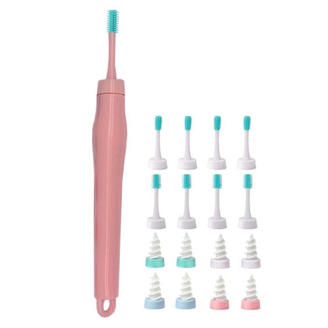 16pcs Ear Wax Remover Tool Reusable Spiral Ear Wax Remover Silicone Ear Cleaner for Adults Kids -Pink